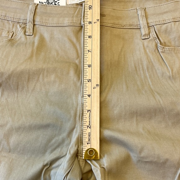 Jachs Girlfriend New York Tan Straight‎ Leg Ankle Pants Size 14 - Picture 5 of 10